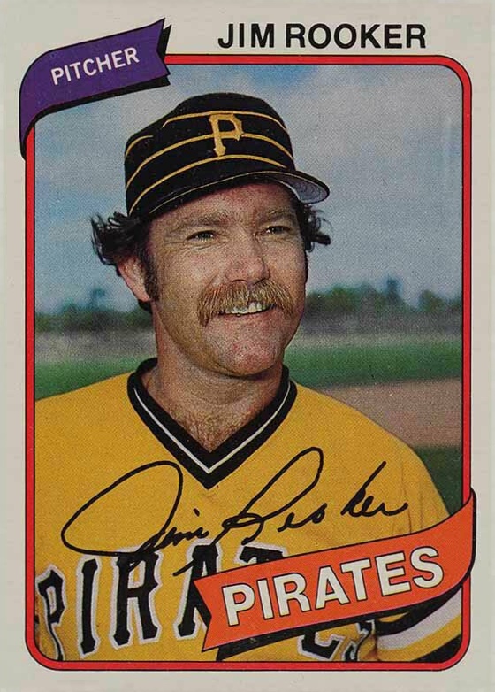 1980 Topps Jim Rooker #694 Baseball Card