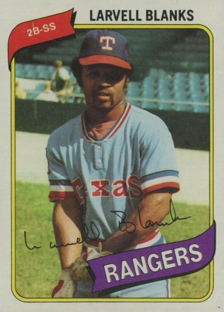 1980 Topps Larvell Blanks #656 Baseball Card
