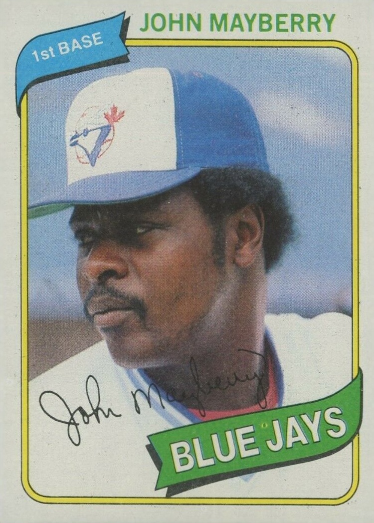 1980 Topps John Mayberry #643 Baseball Card