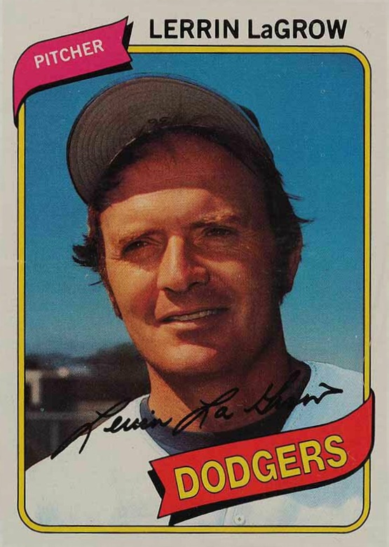 1980 Topps Lerrin LaGrow #624 Baseball Card