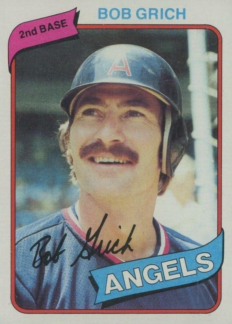 1980 Topps Bob Grich #621 Baseball Card
