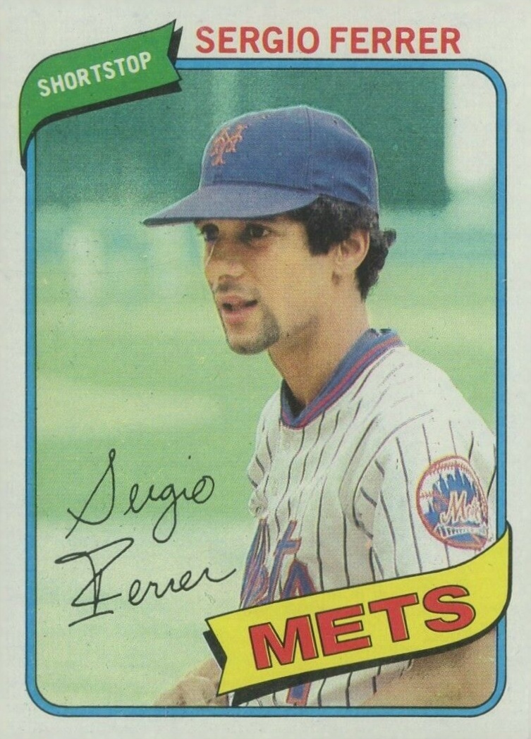 1980 Topps Sergio Ferrer #619 Baseball Card