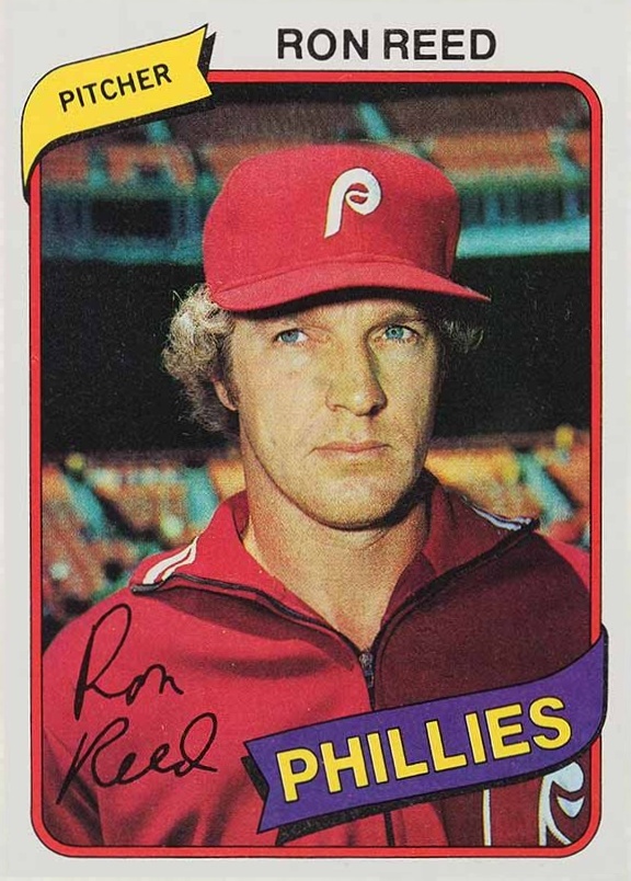1980 Topps Ron Reed #609 Baseball Card
