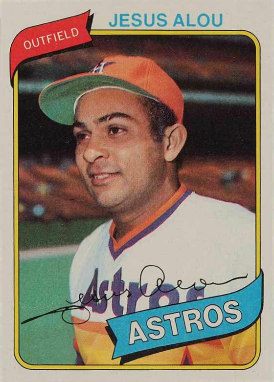 1980 Topps Jesus Alou #593 Baseball Card