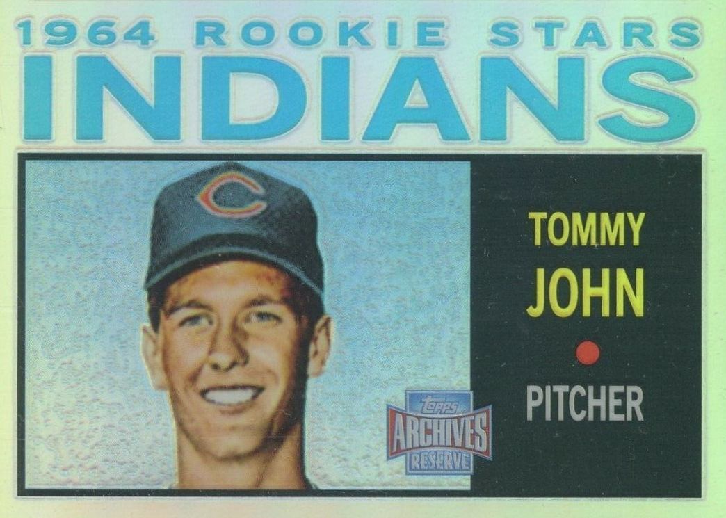 2001 Topps Archives Reserve Tommy John #29 Baseball Card