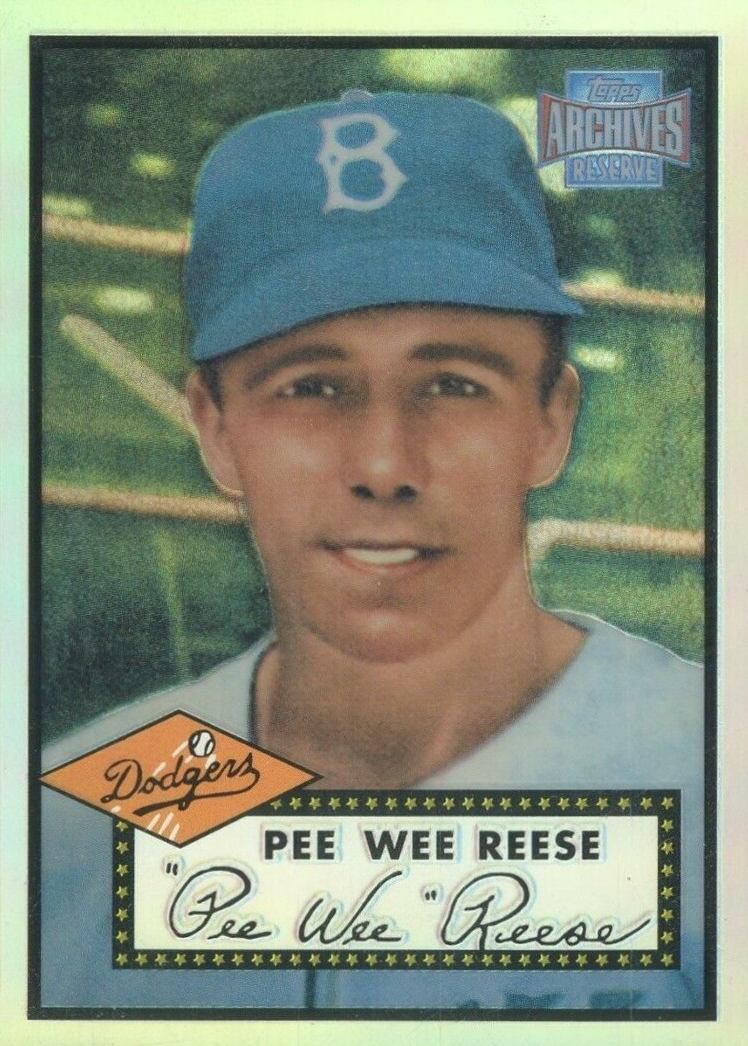 2001 Topps Archives Reserve Pee Wee Reese #93 Baseball Card