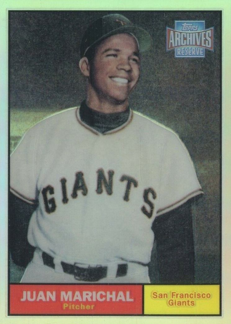 2001 Topps Archives Reserve Juan Marichal #45 Baseball Card