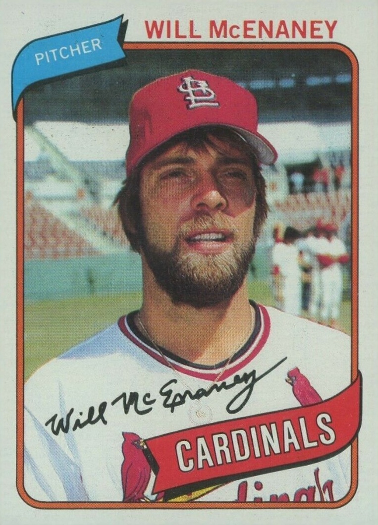 1980 Topps Will McEnaney #563 Baseball Card