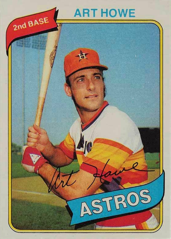 1980 Topps Art Howe #554 Baseball Card