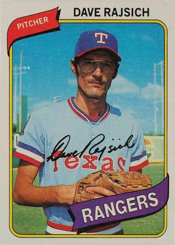 1980 Topps Dave Rajsich #548 Baseball Card