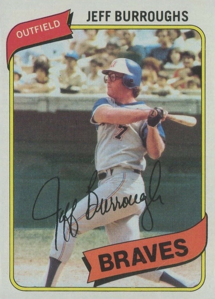 1980 Topps Jeff Burroughs #545 Baseball Card