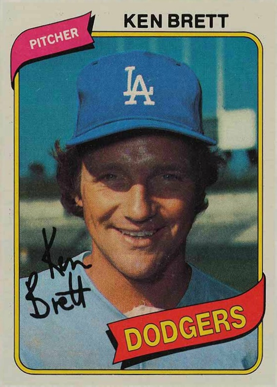 1980 Topps Ken Brett #521 Baseball Card