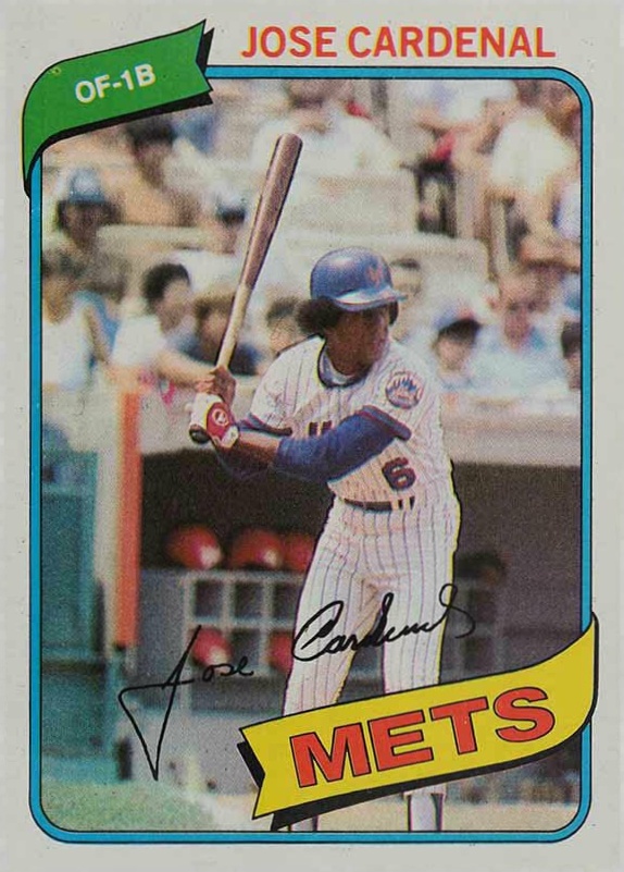 1980 Topps Jose Cardenal #512 Baseball Card