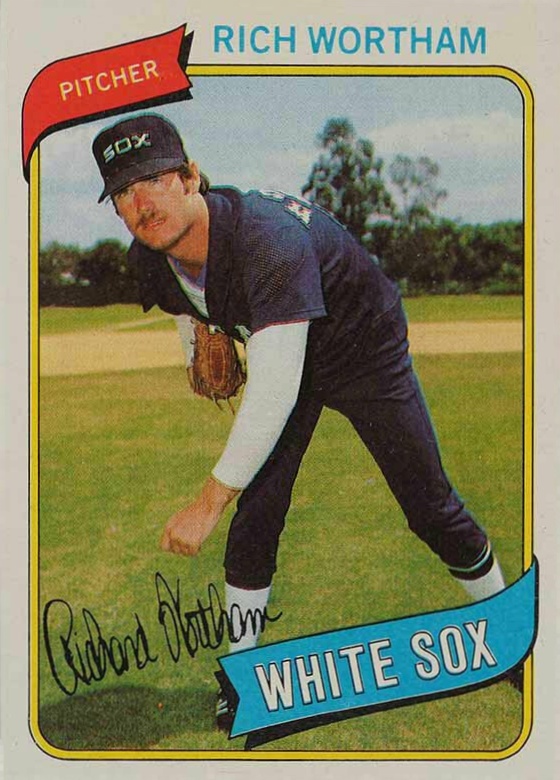 1980 Topps Rich Wortham #502 Baseball Card