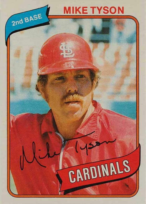 1980 Topps Mike Tyson #486 Baseball Card