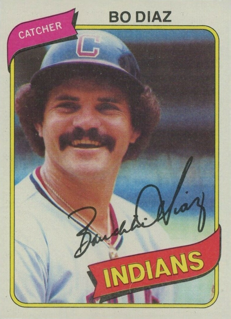 1980 Topps Bo Diaz #483 Baseball Card