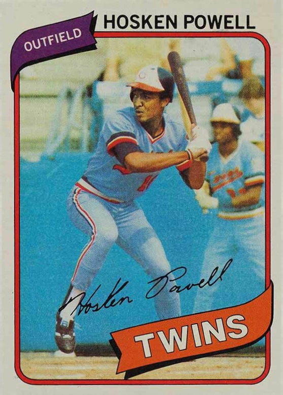 1980 Topps Hosken Powell #471 Baseball Card