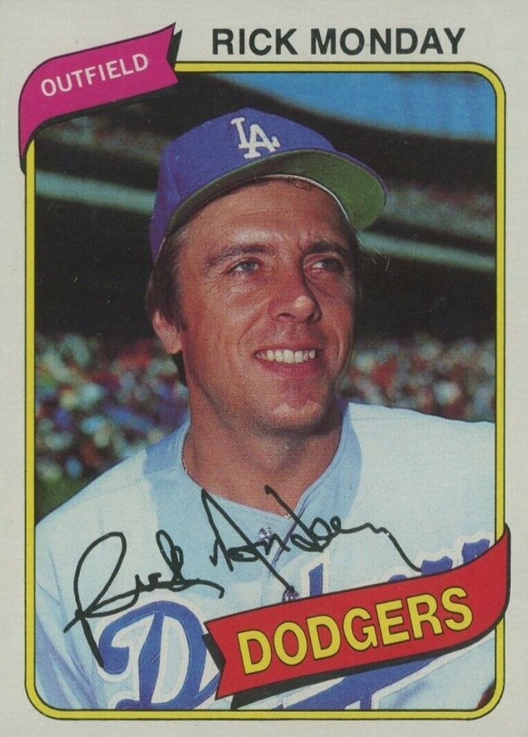 1980 Topps Rick Monday #465 Baseball Card