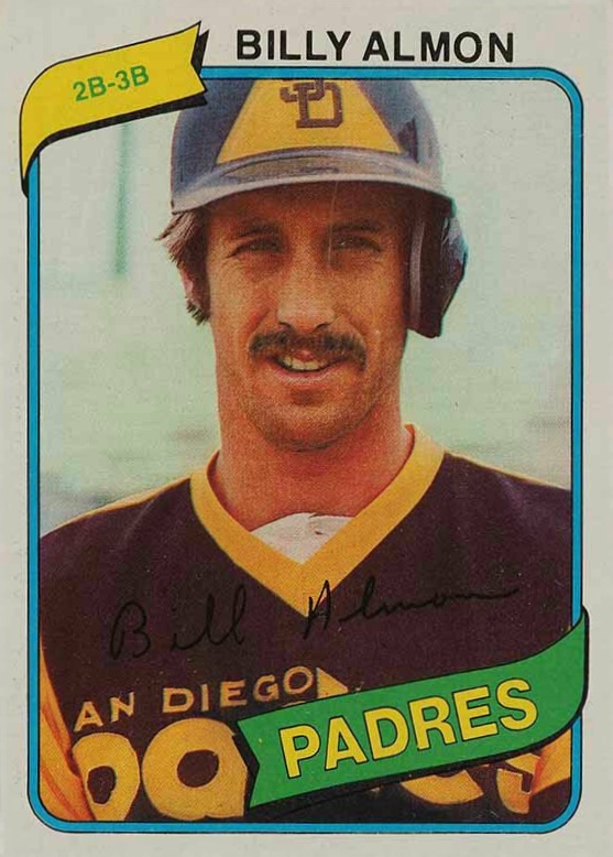 1980 Topps Billy Almon #436 Baseball Card