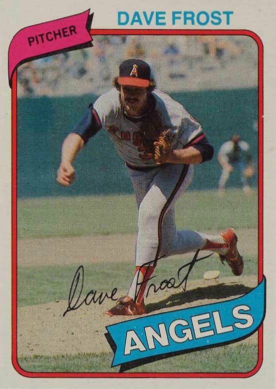 1980 Topps Dave Frost #423 Baseball Card