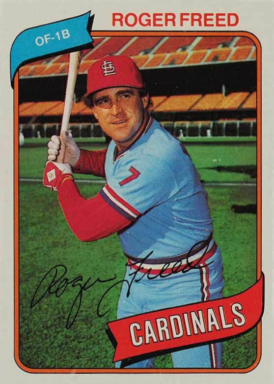 1980 Topps Roger Freed #418 Baseball Card