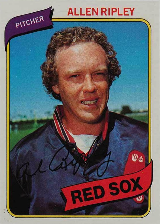 1980 Topps Allen Ripley #413 Baseball Card
