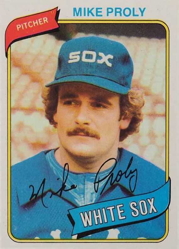 1980 Topps Mike Proly #399 Baseball Card