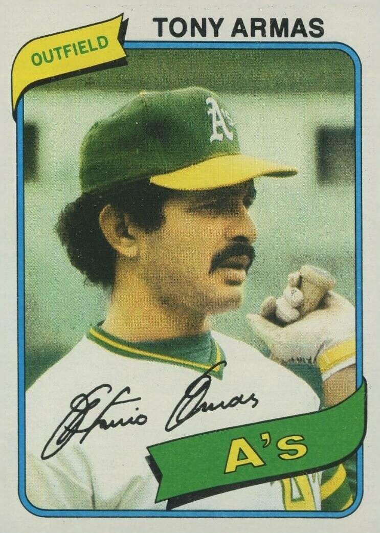 1980 Topps Tony Armas #391 Baseball Card