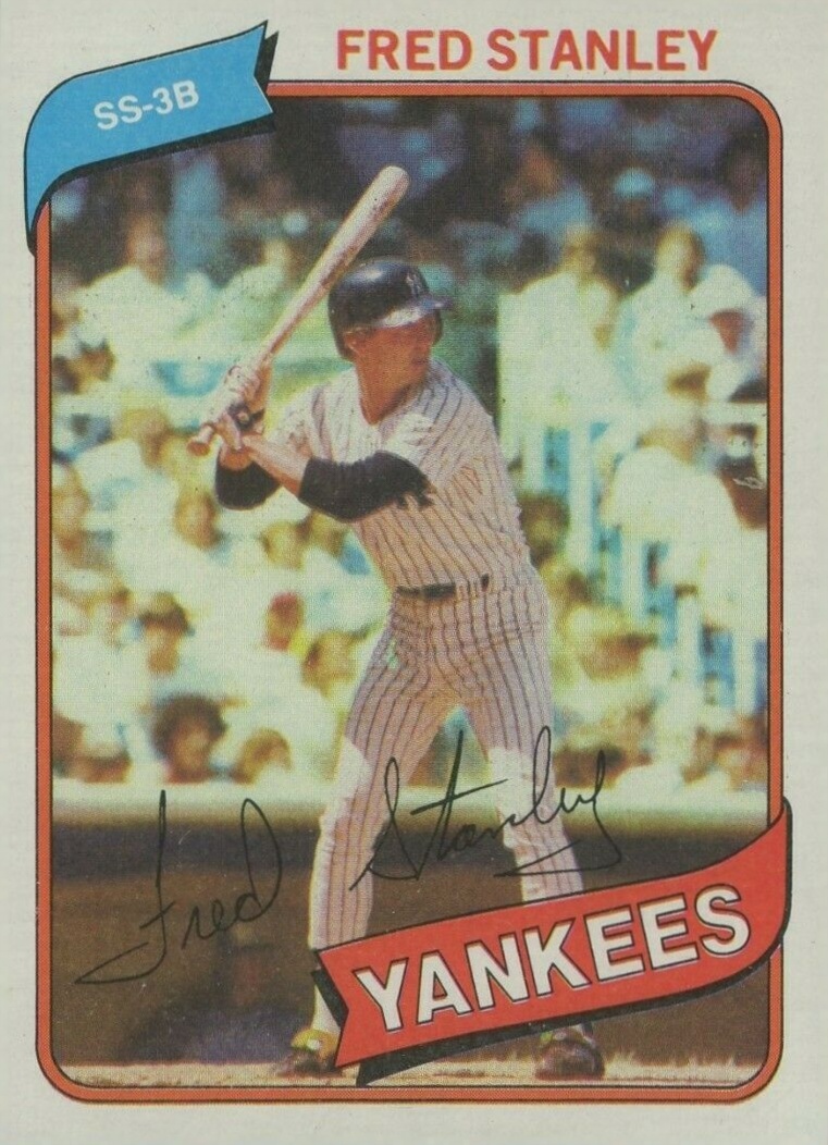 1980 Topps Fred Stanley #387 Baseball Card