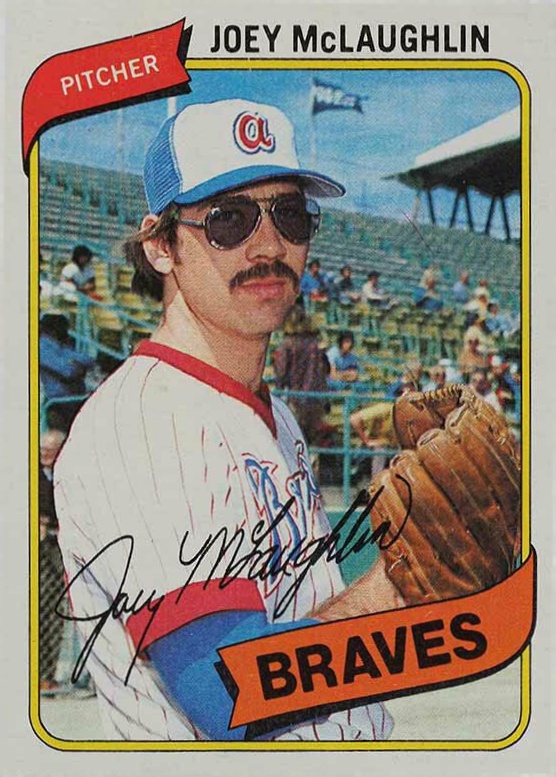 1980 Topps Joey McLaughlin #384 Baseball Card