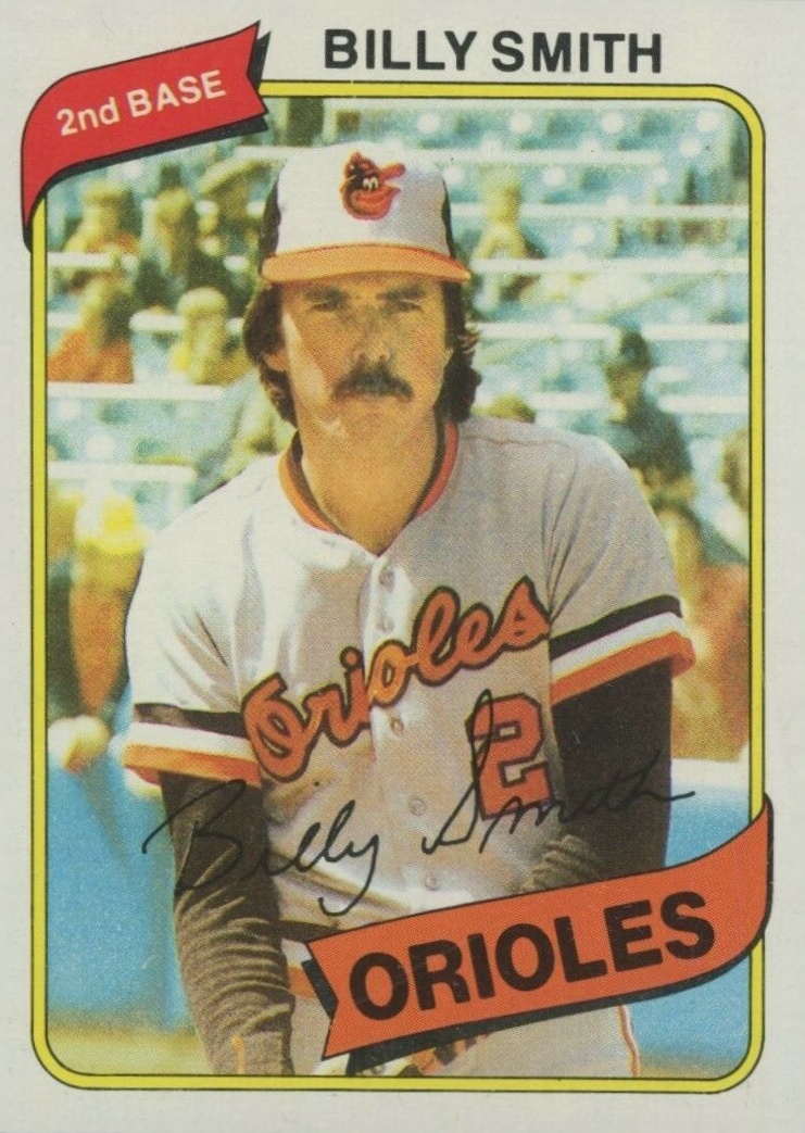 1980 Topps Billy Smith #367 Baseball Card