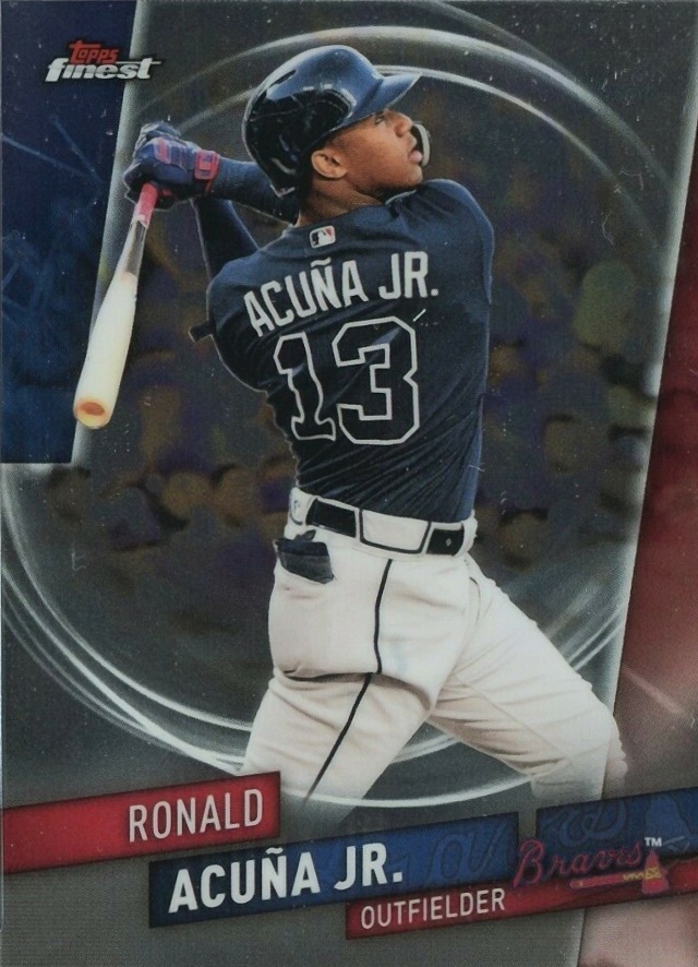 2019 Finest Ronald Acuna Jr. #33 Baseball Card
