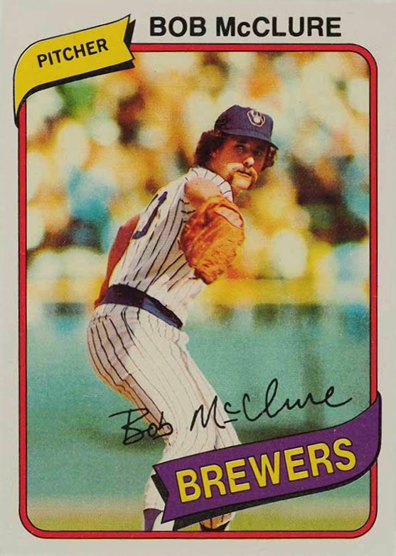 1980 Topps Bob McClure #357 Baseball Card