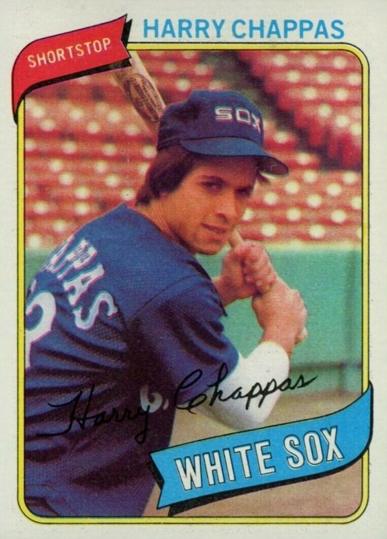 1980 Topps Harry Chappas #347 Baseball Card