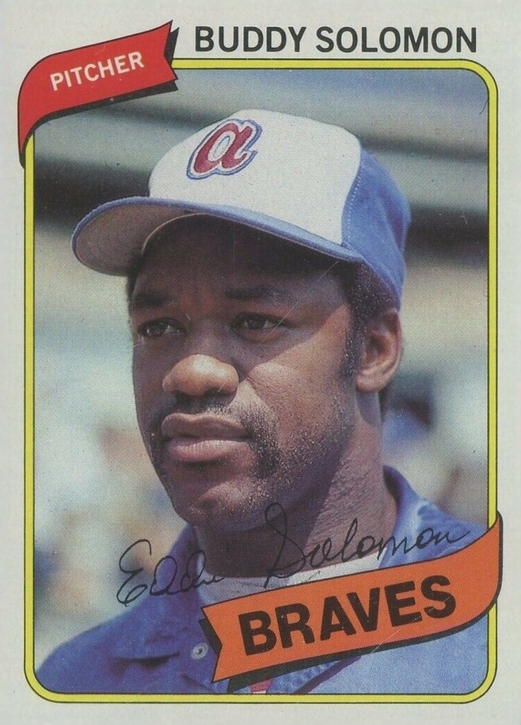1980 Topps Buddy Solomon #346 Baseball Card