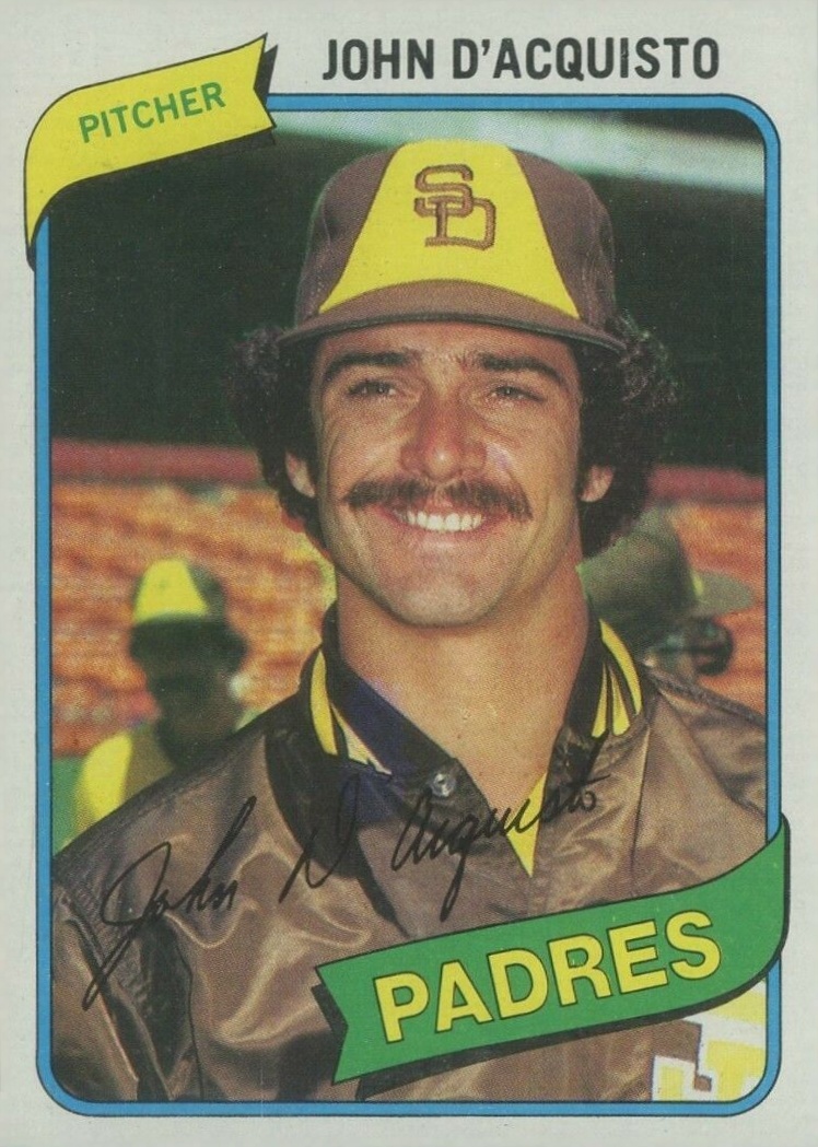 1980 Topps John D'Acquisto #339 Baseball Card