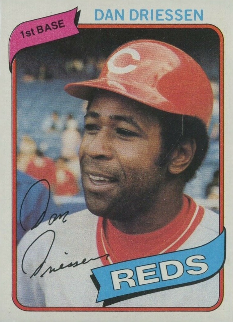 1980 Topps Dan Driessen #325 Baseball Card