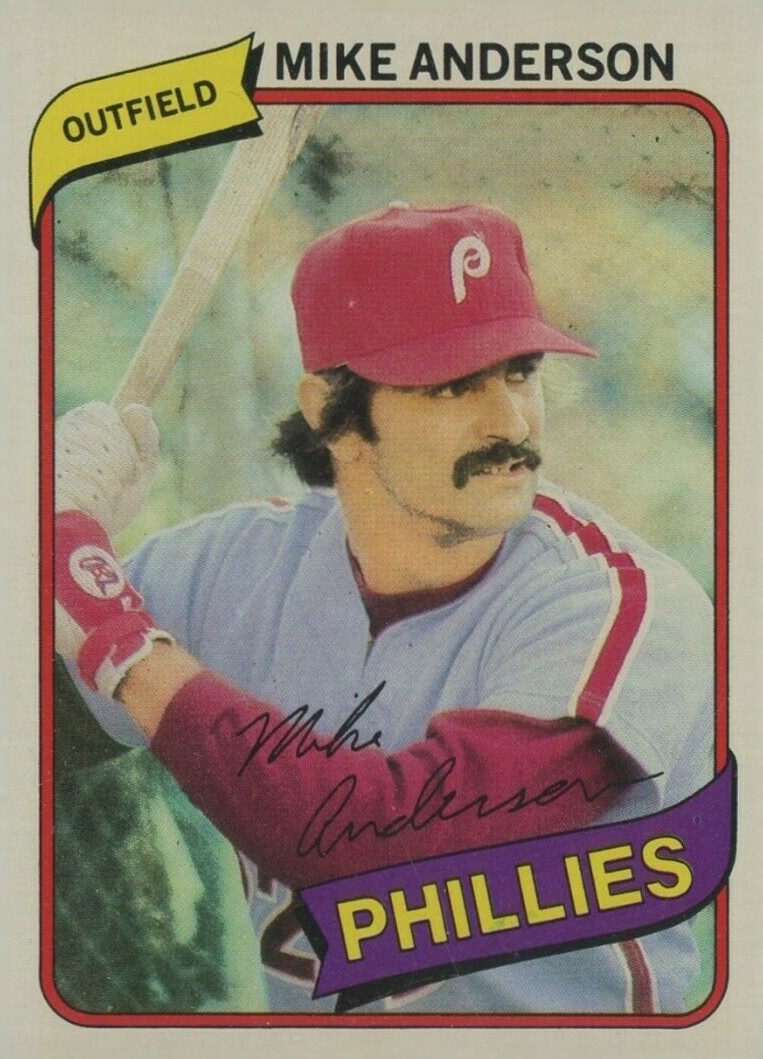 1980 Topps Mike Anderson #317 Baseball Card