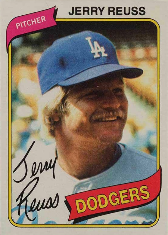 1980 Topps Jerry Reuss #318 Baseball Card