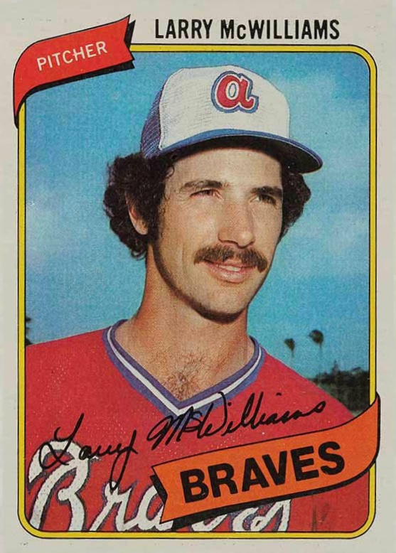 1980 Topps Larry McWilliams #309 Baseball Card