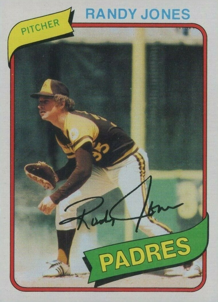 1980 Topps Randy Jones #305 Baseball Card