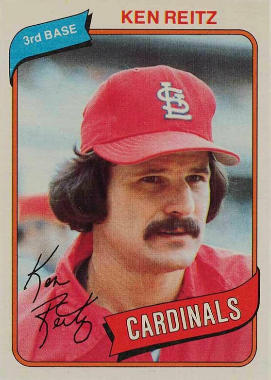 1980 Topps Ken Reitz #182 Baseball Card