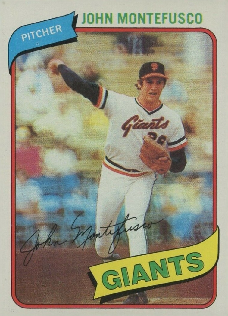 1980 Topps John Montefusco #195 Baseball Card