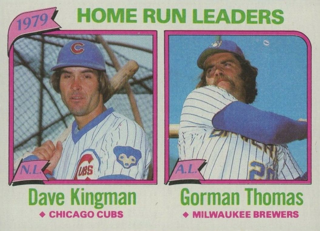 1980 Topps Home Run Leaders #202 Baseball Card
