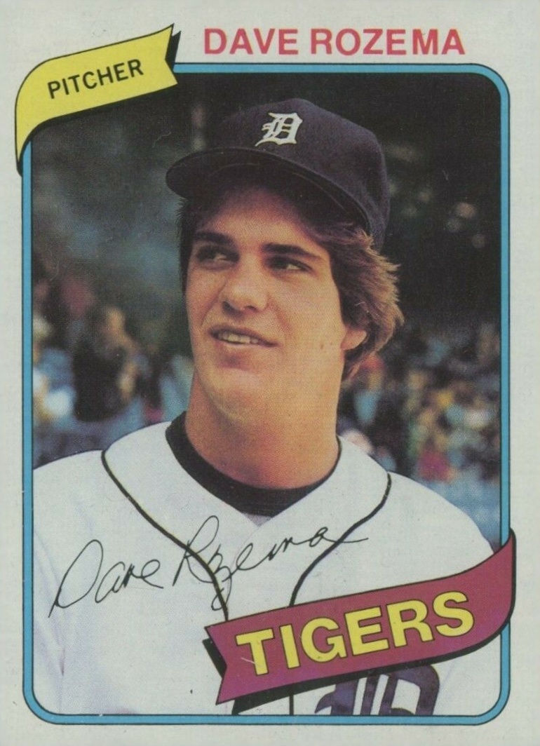 1980 Topps Dave Rozema #288 Baseball Card