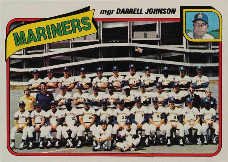 1980 Topps Mariners Team #282 Baseball Card