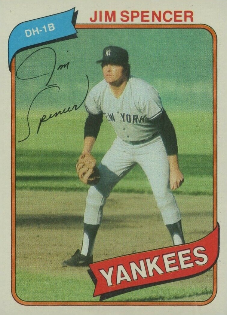 1980 Topps Jim Spencer #278 Baseball Card