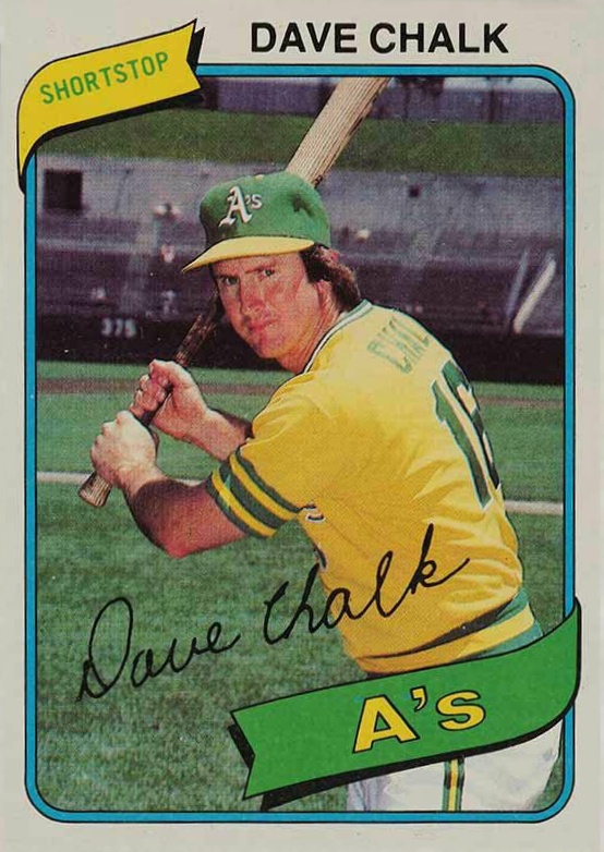 1980 Topps Dave Chalk #261 Baseball Card
