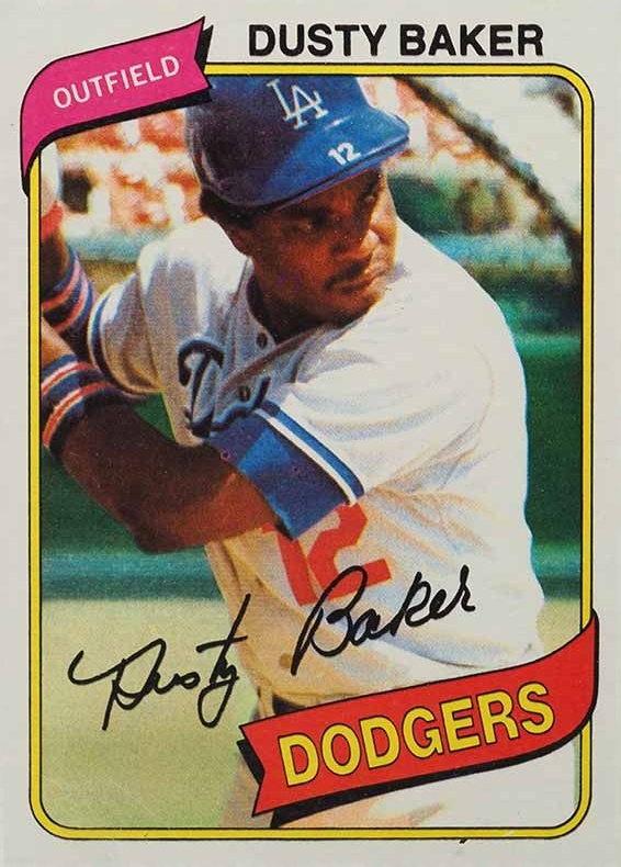 1980 Topps Dusty Baker #255 Baseball Card