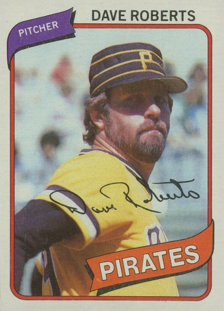 1980 Topps Dave Roberts #212 Baseball Card
